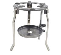 AUYXSSZ Experimental Chemistry Heating Support Metal Lab Burner Tripod Adjustable Holder Teaching Equipment Just Hold Tray Clip and Slide Up and Down