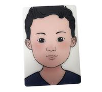AUYXSSZ Face Painting Practice Board Offers Users Fun And Engaging Way To Develop Skills With Colorful Makeup Techniques Reusable Washable Faces Practice, Boy, 297x210mm