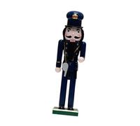 AUYXSSZ Handcrafted Nutcracker Figurines Playful Xmas Decor Delightful Ornaments For Seasonal Celebrations Also Nice For Xmas 36cm Wood Doll Decoration Figure Handcraft Puppet