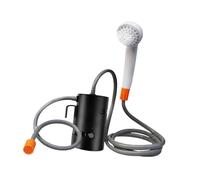 AUYXSSZ Handheld Shower Tool Set Portable With Electric Pump Backpacking Car Washing Pet Bathing And Outdoor Adventures Portable Shower Hose Head Pump For, Black no Remote, Hose 1.8m