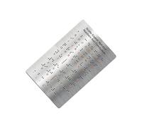 AUYXSSZ Inclusive Braille Alphabet Board Designed For All Ages Empowering Visually Impaired Individuals In Literacy Development Braille Alphabet Board With