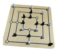 AUYXSSZ Interactive Game Nights With Classic Board Games Including Chess And Nine Men S Morris For Educational Family Engagement Chess Board Game Checkers