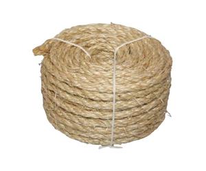 AUYXSSZ Jute Hemp Rope Parcel DIY Handcraft Sisal Rope Crafting Cat Scratching Solutions Traditional Processing Twisted Cord Wrapper Jute Decoration Macrame, Linen Color, 6mmx50m