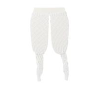 AUYXSSZ Merging Style And Function With 1/6 Action Figure Miniature Clothing Narrative With Stylish Accessories 1/6 Soldier Miniature Long Tube Fishnet, white, 9cm