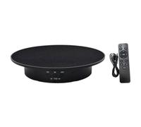 AUYXSSZ Motorize Rotating Display Stand Photo Props For Showcasing Various Items Portable And User Friendly For Displaying In All Directions And Angles. , Black