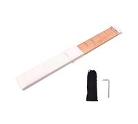 AUYXSSZ Practice Chords With Folk Guitar Fretboard Designed To Flexibility While Conveniently Transported Travel GuitarThe Chord Practice Tool Is Small And, White 6 Fret