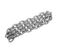 AUYXSSZ Premium Polished Stainless Steel Anchor Chain By 8mm Link Size Built For Heavy Link Size Is 8mm Or 10mm Equivalent. Stainless Steel 316 Anchor Chain