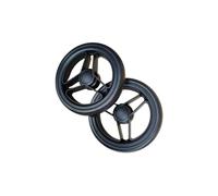 AUYXSSZ Premium Stroller Wheel Cover Tire with Easy Installation Provides Secure Fit Making Parenting Activities More Efficient Stroller Wheel Cover Tire, 2 Rear Tires, 18.4cm