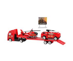 AUYXSSZ Push And Cars Vehicle Fun Educational Toys Curiosity In Young Minds With Friction Powered Truck Gift For Children Friction Powered Toy Truck With, Red, 21.5x5.5x3.5cm