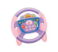AUYXSSZ Round Steering Wheel Toy Is Fun Interactive Tool Designed To Boost Kids Learning And Coordination Skills Kid Electric Wheel Toy Copilot Car Steering