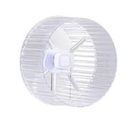 AUYXSSZ Silent Hamster Running Toy Suitable For Various Pet Types Providing Safe Space For Exercise And Playtime Silent Hamster Running Wheel Indoor Pet, Clear 21cm No Stands