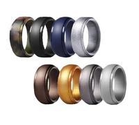 AUYXSSZ Silicone Ring Band Crafted With Care For Indoor Outdoor Sports Gym Activities And Meaningful Presents Silicone Ring Set Rubber Rings Baseball Indoor