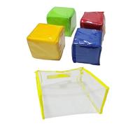 AUYXSSZ Soft Infant Early Education Pocket Dice Toy for Creative Way Keeping Young Minds Engaged During Playtime With Storage Bag Learning Dice Set 6 Sided Clear Pocket Toy