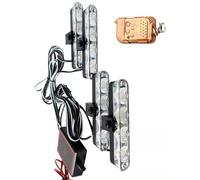 AUYXSSZ Strobe Light Bar Kit For Cars Includes 4 Led Lights Easy To Install Featuring Long Lasting Life And Stylish Decoration Car Led Auto 6. Is Simple 2.