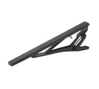 AUYXSSZ Tie Clip Silver for Men Unique Classy Tie Clip Bar Stylish Sharp Look Secure Spring Loaded Clasp Size 60 X 5mm Made of Solid Metal and Featuring
