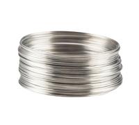 AUYXSSZ Versatile Jewelry Making Wire Using Memory Wire Available In 50 Loops For DIY Crafts And Accessories Sessions Memory Steel Earrings DIY Crafts Cuff, Steel Color