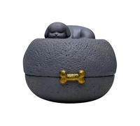 AUYXSSZ Versatile Pet Memorial Supplies Including Resin Cremation Urn For Storing And Preserving Pet Ashes Serving As Funeral Memorial Item Expresses Endless, for Dog, 13x13x10cm