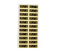 AUYXSSZ Weight Stack Labels Improve Workout Management By Easily Identifying Weights For Training With Fitness Equipment Weight Stack Labels Gym Equipment