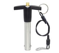 AUZHU- PLT- Metric- Marine Grade Stainless steel Ball Lock pins Quick Release pin with Button Locating pins Spring pins Indexing pins Positioning pins Safety pins Dowels Size: M10 mm - L75 mm