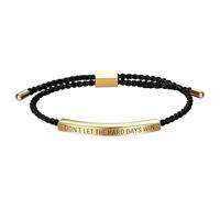 Auzlya Braided bracelet, with engraving Don't Let The Hard Days Win, adjustable braided bangle, inspirational bracelets, handmade braided bracelet for men and women, Große, Braided, 1