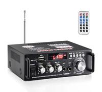 AV-298BT Stereo Audio Amplifier, Max 600W Amp 2 Channel Wireless Bluetooth