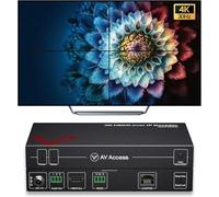 AV Access 4K HDMI Extender Over TCP/IP, H.265 AV Over IP Decoder with Video Wall up to 8X8, 395ft (120m), Plug & Play Without Configuration, Visual Control, Video Matrix, PoE, RS-232(4KIP200D)
