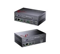 AV Access 8K KVM HDMI Extender Over CAT6/7, 328ft HDBaseT Extender with 4 USB 2.0 Ports, 8K@60Hz 4:2:0, 4K@120Hz, EDID, HDCP 2.3, Audio Extraction, Zero-Latency, RS232, One-Way PoC, Plug & Play