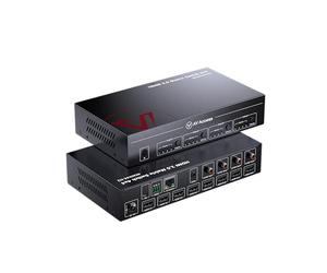 AV Access Professional 4x4 4K@60Hz HDMI Matrix Splitter, HDR10, 3D Effect, Audio Extraction, 4K to 1080P Downscaler, SPDIF 5.1CH, HDCP 2.2, Power-Off Memory, Web UI + RS232 + IR + Button Control