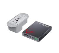 AV Access USB C & HDMI Wall Plate Extender Over Cat6/7 Upto 230ft, 4K@60Hz | 100W Charge for Laptop, HDCP2.3, Ultrawide Resolution, PoC, Dolby Atmos, Audio De-Embedding, RS232, IR, for Conference Room