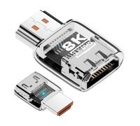 AV Adapter | 8K 60Hz Bi-Directional Conversion Connector | Male to Female Converter For Computer | For Video Audio Projector Monitor Laptop TV HDTV Desktop Home Office