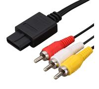AV Cable Composite Video Cord Compatible with Nintendo 64/N64/GameCube/Super Nintendo SNES TV Game(6 Feet)