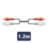 AV Link 112.048UK audio cable 1.2 m 2 x RCA Black. Red. White
