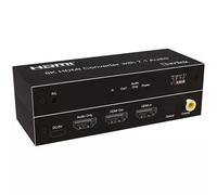AV:Link 8K HDMI Audio Extractor | ARC to Optical, Toslink, Coaxial, Stereo Jack | Supports Dolby Atmos, VRR, HDR10 | HDMI Splitter for Gaming, Fire Stick, Chromecast, Xbox, PS | 8K@60Hz & 40Gbps