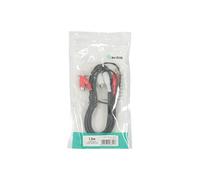 AV:Link | 2 x RCA Plugs to 2 x Stackable RCA Plugs Lead | 1.8 Metre