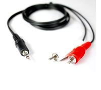 AV Link 3.5mm Stereo Jack - 2x Male RCA Phono 1.2m
