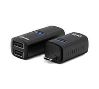 AV:Link | 3 Port USB Mini Hub USB Type-C Plug to 3 x USB-A ports | Add up to 3 More USB devices to your laptop, PC, or Smart Device | Lightning Fast Data Transfers