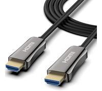 AV:Link | 8K Ultra High Definition Active Fibre Optic HDMI Lead 10m | High-Speed 8K HDMI Cable with Gold Plated Connectors | Long-Distance Fibre Optic HDMI for TV, Projector, Gaming & Home Cinema
