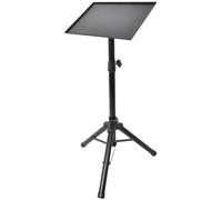 AV:Link | Adjustable Laptop & Projector Stand - Portable Steel Tripod for Office, School, DJ, Presentations, iPad, Tablet & Conference Rooms, Height 75-115cm, Stable & Lightweight