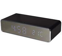 AV:Link | Wireless Fast Charging Digital Alarm Clock | Black