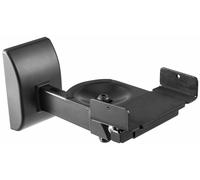 Universal Side Clamping Bookshelf Wall Mount Speaker Bracket - Black