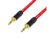 AV Link Cable 3.5 mm Mono Mini jack to 3.5 mm Mono Mini Jack Lead Audio Data DC (75 cm, Red)