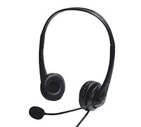 AV:Link Headset with Microphone & In-line Volume Control, Laptop, PC, Call Centre, Phones, Mobile Phones, Skype, Zoom, Teams, Podcasts