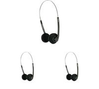 AV:Link | Lightweight Basic Stereo Headphones (Pack of 3)