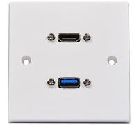 AV:Link | Multimedia Wallplate with 8K HDMI and USB 3.0 Sockets