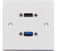 AV:Link | Multimedia Wallplate with 8K HDMI and USB 3.0 Sockets