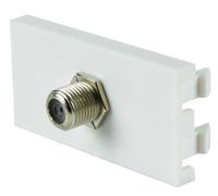 AV:Link Satellite Tv F-Type Screw Coupler Wall Face Plate Module