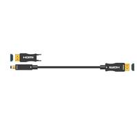 AV:Link Ultra HD 8K Active Fibre Optic HDMI Cable 10m - High Speed 48Gbps Lead with Detachable Micro HDMI Plug Long-Distance 8K TV, Projector & Gaming HDMI Cable for Home Cinema & Small Devices