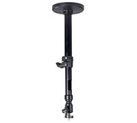 AV:Link | Universal Mini Projector Mount for Ceiling & Wall | Adjustable 350-500mm Drop, 1/4"-20 Thread, Tilt Angle Ball Joint, Internal Cable Management - Black Metal Bracket | Max Load 5kg