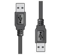 AV:Link USB 2.0 Type A Plug to Type A Plug Lead