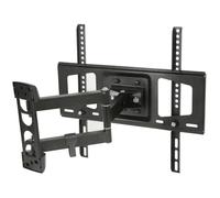 AV Link USC401 Full Motion Double Arm Wall Bracket for TV Upto 26-55-Inch, Black